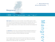 Tablet Screenshot of mangrove.cz